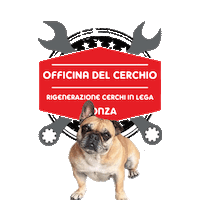 officinadelcerchio officina officina del cerchio Sticker
