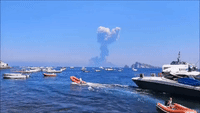 Volcano Spews Gas and Ash Over Italian Island of Stromboli