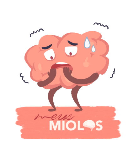 Brain Terror Sticker by Meus Miolos