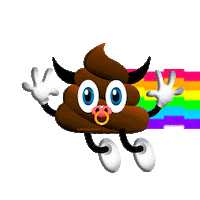 Sorry Rainbow Sticker by PEEKASSO