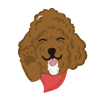Dog Sticker by Ann of Facedit