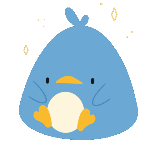 Blue Bird Sticker