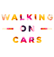logo rainbow Sticker by Walking On Cars