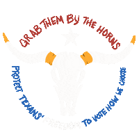 Voting Rights Texas Sticker by Creative Courage