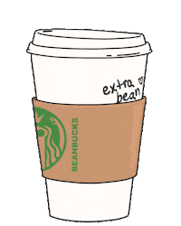 Happy Coffee Bean Sticker by KETNIPZ