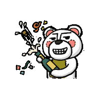 李安納熊 Sticker