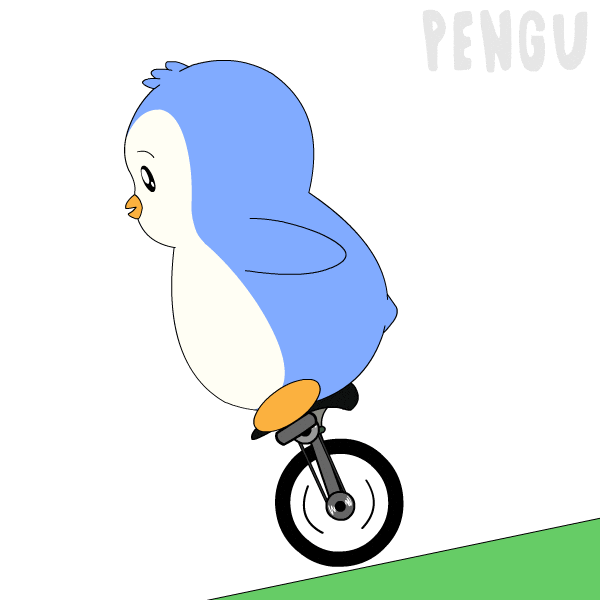 Coming On My Way Sticker by Pudgy Penguins