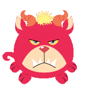 Angry Trick Or Treat Sticker by HangryPetz