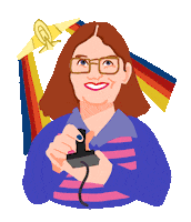 carol shaw women Sticker by Denyse®