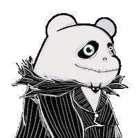 Nightmare Before Christmas Halloween Sticker by SuperRareBears