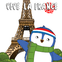 France Paris Sticker by Pudgy Penguins