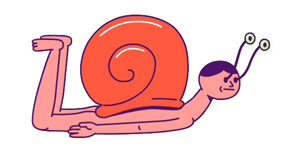 Man Shell Sticker by Juan Billy