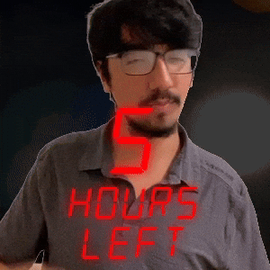 5 hours left