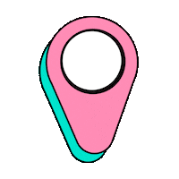 Location Pin Sticker by Muud Creative