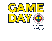 fbkadinbasket basketball gameday game day basketbol Sticker