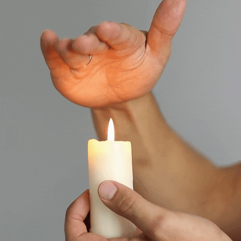 Fire Hand GIF by Magician Edzus