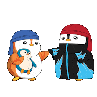 Fight Fighting Sticker by Pudgy Penguins