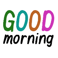 Good Morning Hello Sticker by Tracey Hoyng