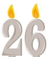 Birthday Flickering Sticker