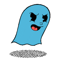 Cartoon Haunting Sticker by chrixmorix