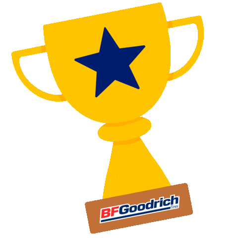 BFGoodrich giphyupload win winner victory Sticker