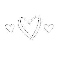 In Love Hearts Sticker