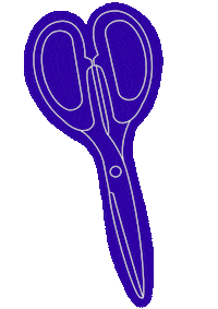 Scissors Sticker by University of the Arts London