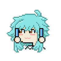 Pixel Girl Sticker