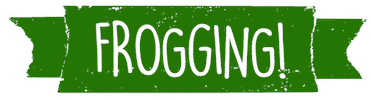 Starting Over Frog Sticker by Gritty Knits