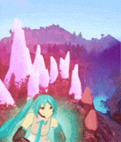 Hatsune Miku Godzilla GIF