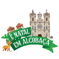 MunicipioAlcobaca christmas natal oeste alcobaça Sticker