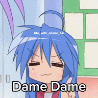 Lucky Star Dame GIF