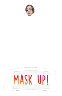 Maskup Sticker by BORN ON INSTAGRAM