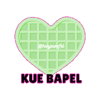 Houjewafel waffle pandan wafel houjewafel Sticker