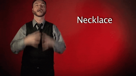 sign language necklace GIF by Sign with Robert