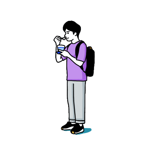 design_seoteve giphyupload color ice-cream 아이스크림 Sticker
