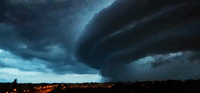 Ominous Supercell Dominates Sky