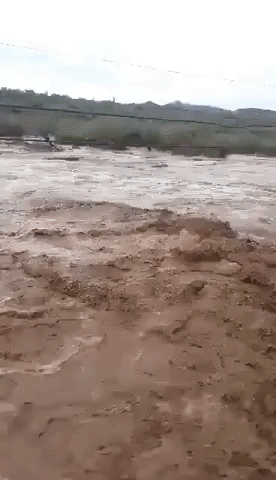 Heavy Rain Causes Flooding in New River