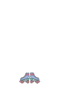 Rollerskates Sticker by Bijou Brigitte
