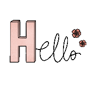 flowers hello Sticker by anchetulil