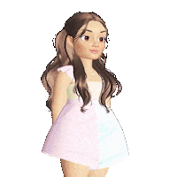 Cute Girl Sticker