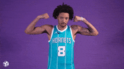 Basketball Flexing GIF by Charlotte Hornets
