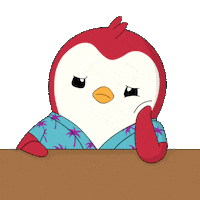 Sad Still Waiting Sticker by Pudgy Penguins
