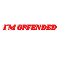 Im Offended Sticker by The Brow Project