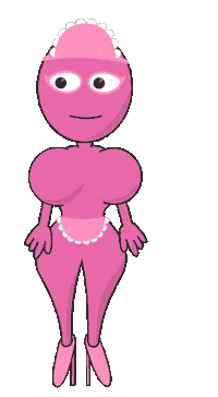 Animation Pink Sticker by BlackCatVideo