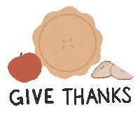 Baking Give Thanks Sticker by Food Service Direct