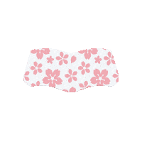 sakura charcoal Sticker