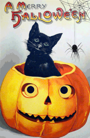 vintage halloween GIF