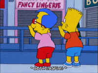 looking bart simpson GIF