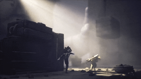 Scared Little Nightmares GIF by BANDAI NAMCO